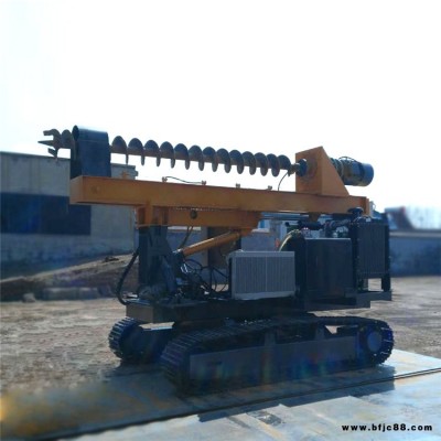 光伏鉆機 太陽能光伏發(fā)電旋挖鉆機 全液壓 馬達 生產(chǎn)廠家 山東濟寧越河機械 NT-G300Z