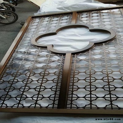 不銹鋼金屬制品 304不銹鋼屏風 客廳隔斷玄關 中式鏤空雕花隔斷