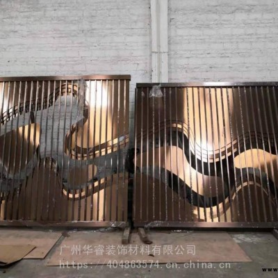 雕花鋁屏風家便宜 簡易金屬屏風隔斷 金屬屏風隔斷加工廠 超厚板水切割加工