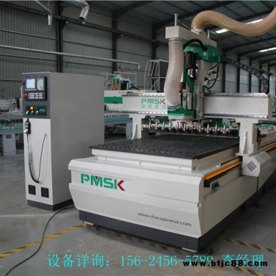 濟南定制家具直排換刀加工中心  門板柜體直排加工中心開料機