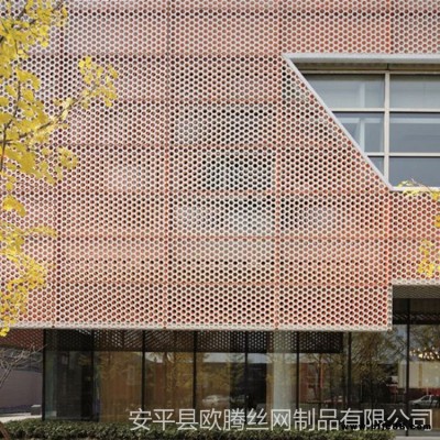 歐騰 不銹鋼沖孔廣告網(wǎng)板 遼寧金屬鏤空板 穿孔瓦楞板 波浪形金屬裝飾板