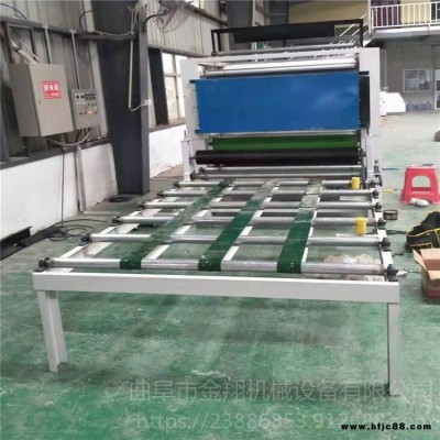 PUR熱膠貼紙機 氣動雙面涂膠刨花板貼面機 金翔專業(yè)生產
