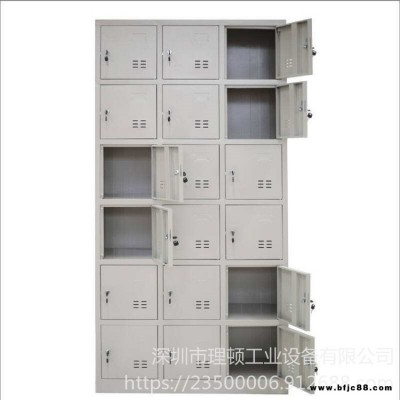 西鄉(xiāng)18門加層板員工儲物柜 蛇口15門鐵皮員工儲物柜 深圳做員工鞋柜的廠家