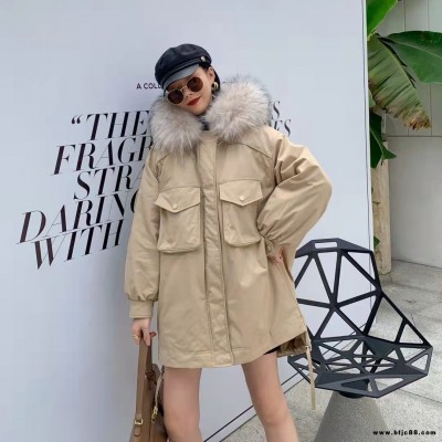 小密蜂羽絨服2021冬 棉麻女裝品牌尾貨 休閑女裝女裝尾貨品牌折扣店折扣女裝休閑褲女裝貨源女式連衣裙針織衫品牌折扣女裝