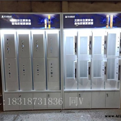 鎖行展示柜寧波余姚梵蒂安鎖行展示柜木質烤漆