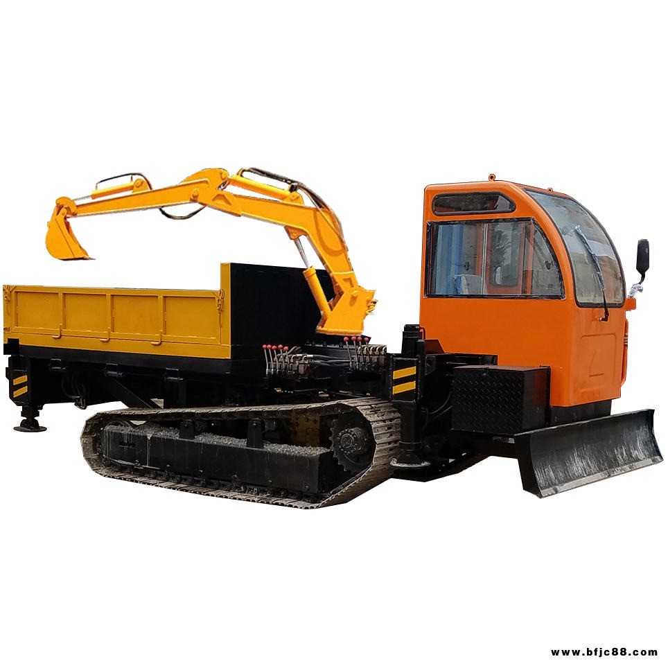 履帶隨車(chē)挖定制 隨車(chē)挖價(jià)格 四不像履帶式可用于特殊地面泥濘沼澤特別適合 久勝機(jī)械