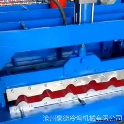 廠家直銷 豪德壓瓦機(jī) 竹節(jié)琉璃瓦壓瓦機(jī) 防樹脂竹節(jié)琉璃瓦設(shè)備 800圓弧竹筒彩鋼瓦機(jī)