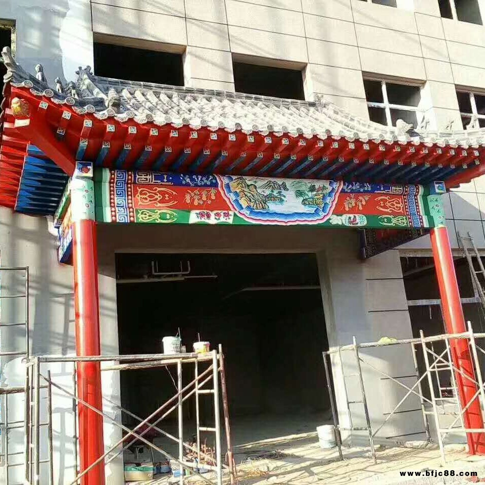 景苑 廠家承接 古建四合院 設計施工 古建垂花門 油漆彩繪 古建牌樓 古建垂花門