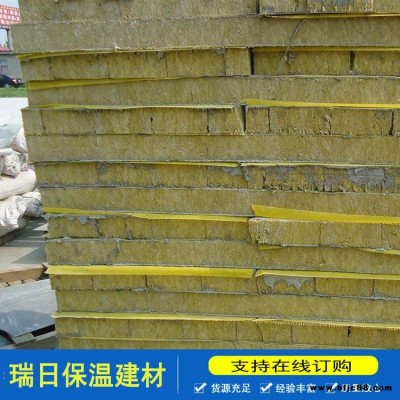 供應 外墻巖棉復合板 防水阻燃巖棉復合板保溫板  瑞日 防水高密度巖棉復合板