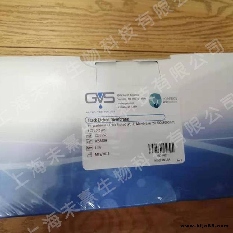 GVS卷裝孔徑0.2um聚碳酸酯膜PCTE膜蝕刻膜1239557