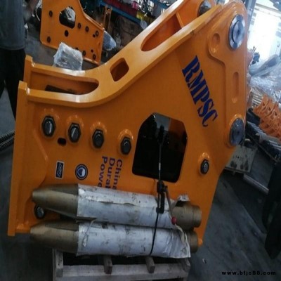 煙臺銳猛RMPSC165破碎錘 挖掘機水山工兵炮錘 韓國SB131破碎器 165炮頭三一徐工破碎錘斗山臨工柳工卡特小松