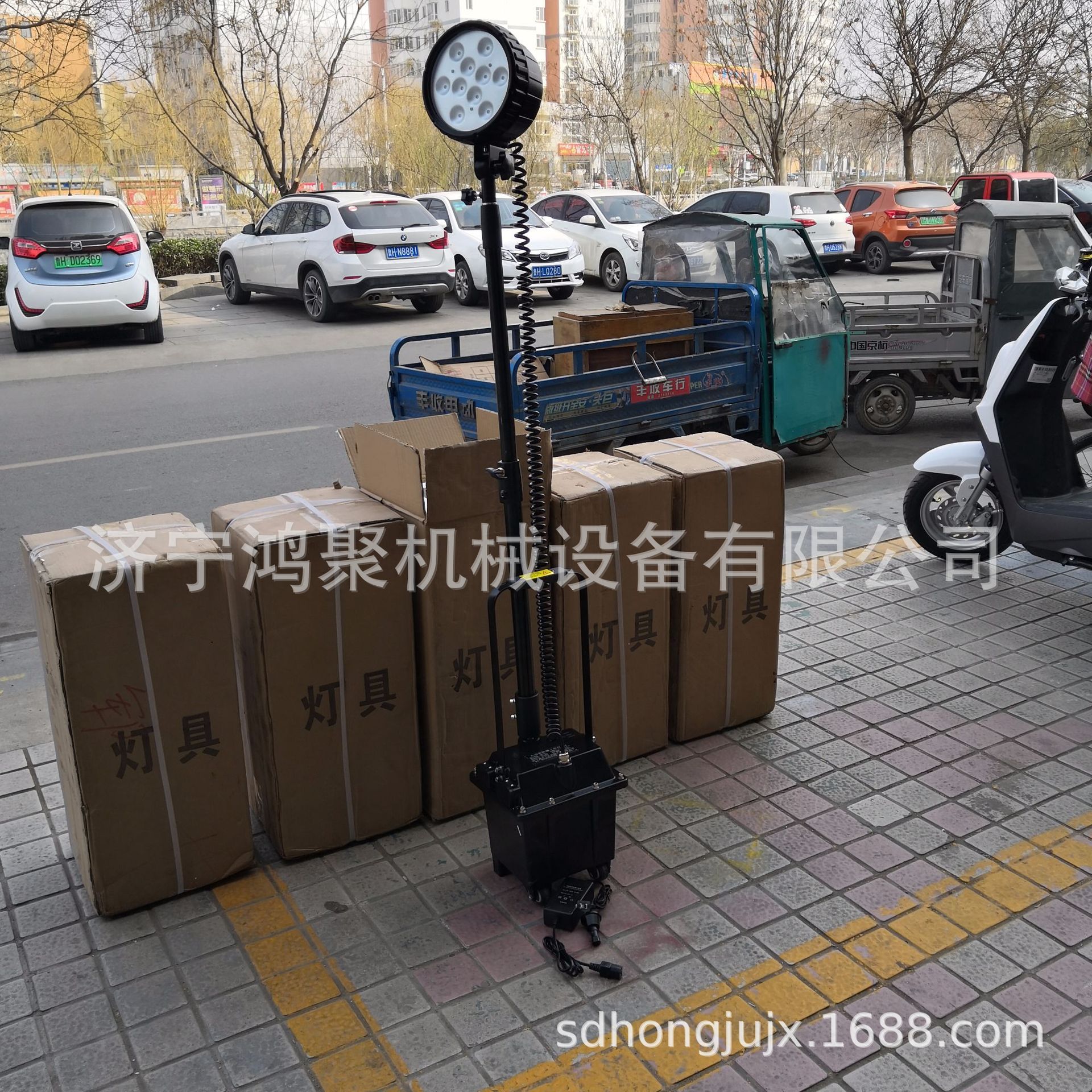 FW6101防爆探照燈 電力水利搶修升降應急燈 防爆移動探照燈示例圖10
