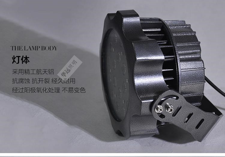 LED泛光燈54W 戶(hù)外led投光燈 18W防水廣告投射燈 24W36W 聚光燈示例圖5