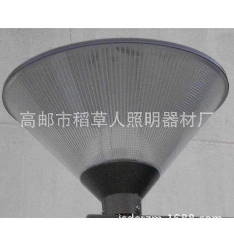 3.5米大型不銹鋼雙臂太陽(yáng)能庭院燈，花園別墅鋁仿古壓鑄景觀燈示例圖8