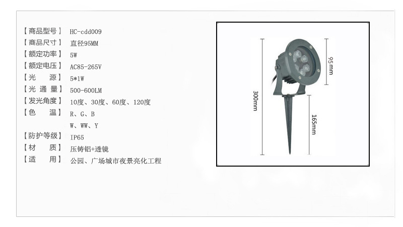 產品參數5W副本