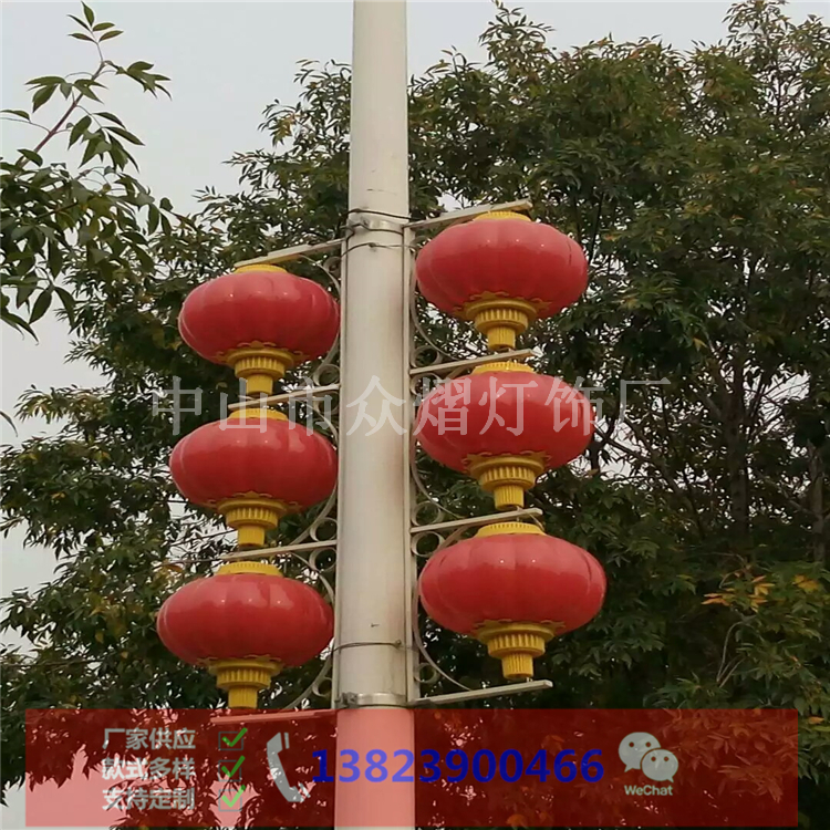 新疆霍城縣園林景觀燈2300*900中國結(jié)zy-2020