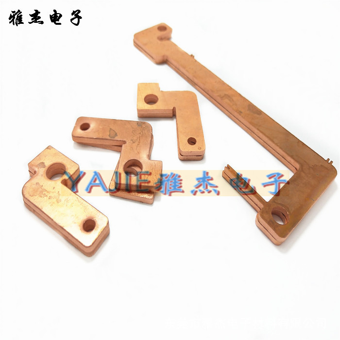 噴塑銅排 高導(dǎo)電紫銅排 電力設(shè)備導(dǎo)電連接件銅排電鍍折彎沖孔加工示例圖5
