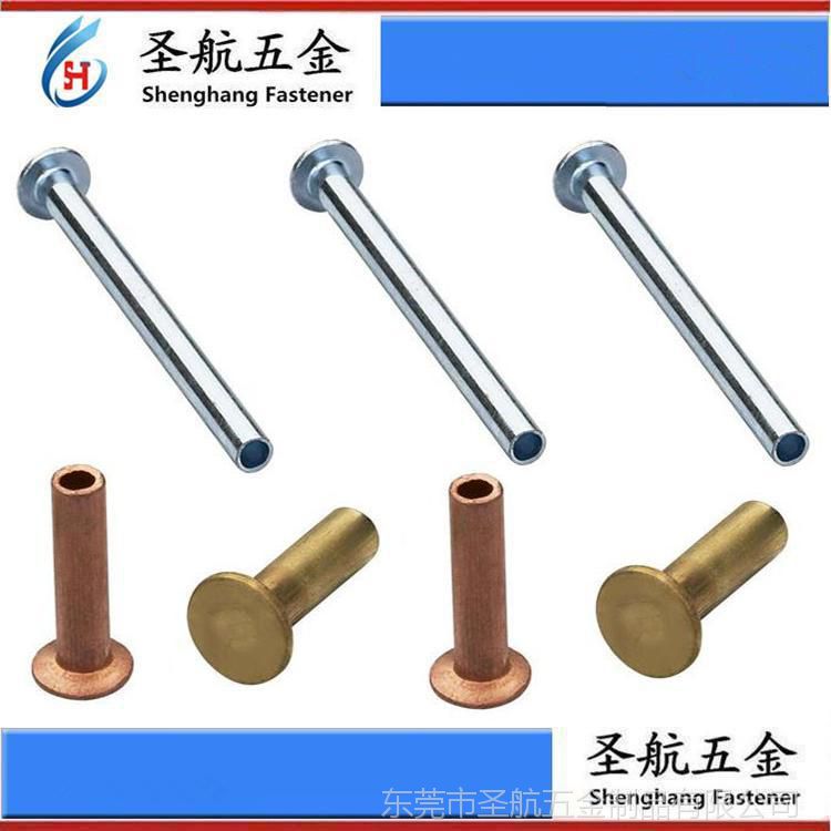 中空鉚釘 緊固件 不銹鋼中空鉚釘 實心鉚釘 半空心