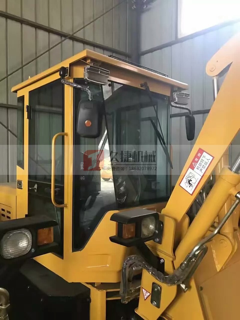 裝載機鏟車20全新 小型多功能抓草工地用駕駛室四驅小鏟車裝載機示例圖5