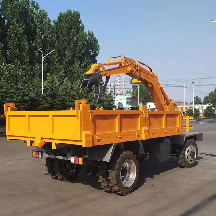 現(xiàn)貨供應(yīng)車載式挖掘機(jī)　挖掘裝載機(jī)　四不像挖掘機(jī)廠家示例圖1