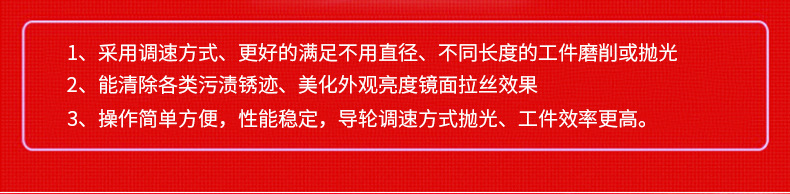 泰工 無心拋光機 鋼管除銹拋光機 圓管拋光機 品質保證示例圖2
