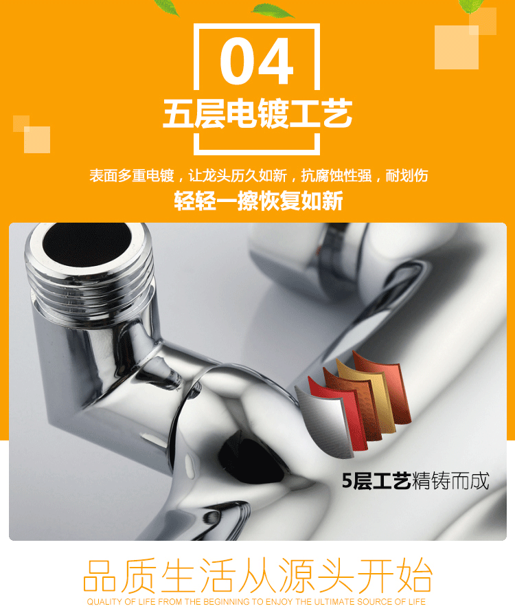 恒溫水龍頭生產商 桓迪handyHD-8E02全銅恒溫淋浴花灑 精裝房衛浴室用恒溫水龍頭示例圖21