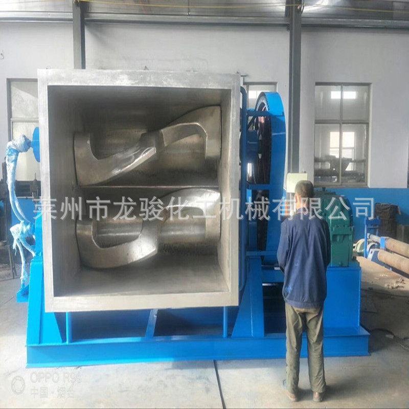 不銹鋼捏合機 電加熱捏合機 球閥下出料捏合機 丁基膠專用捏合機示例圖11