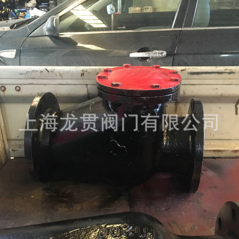 H44T旋啟式止回閥 鑄鐵旋啟式法蘭止回閥 單向逆止閥示例圖5