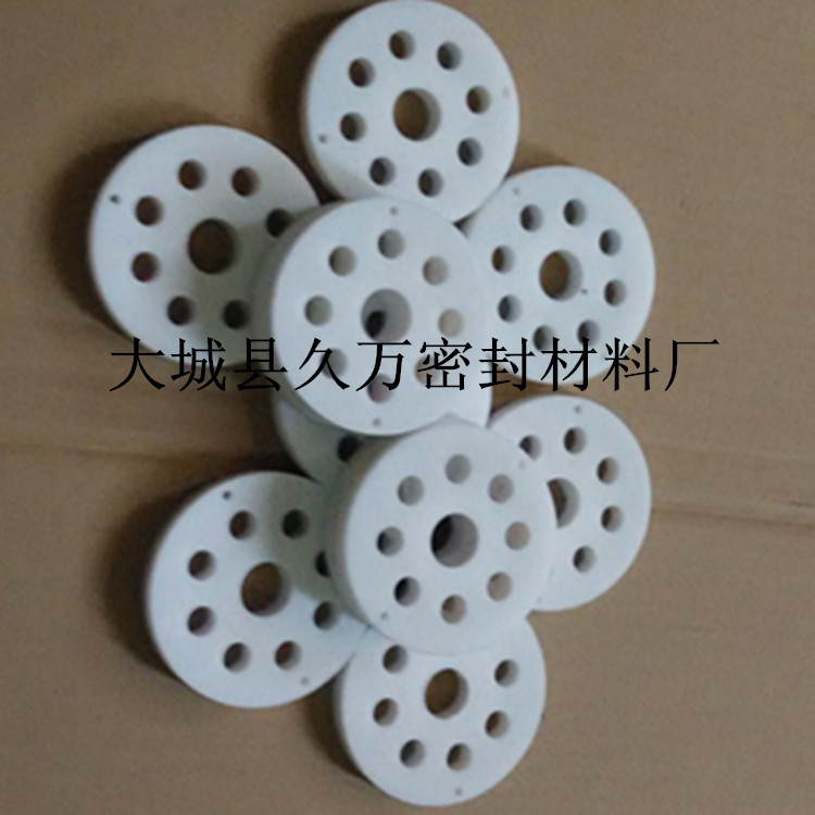 密封緊固件優惠批發四氟軸套軸瓦 四氟圓餅 球閥墊 帶孔墊圈示例圖13