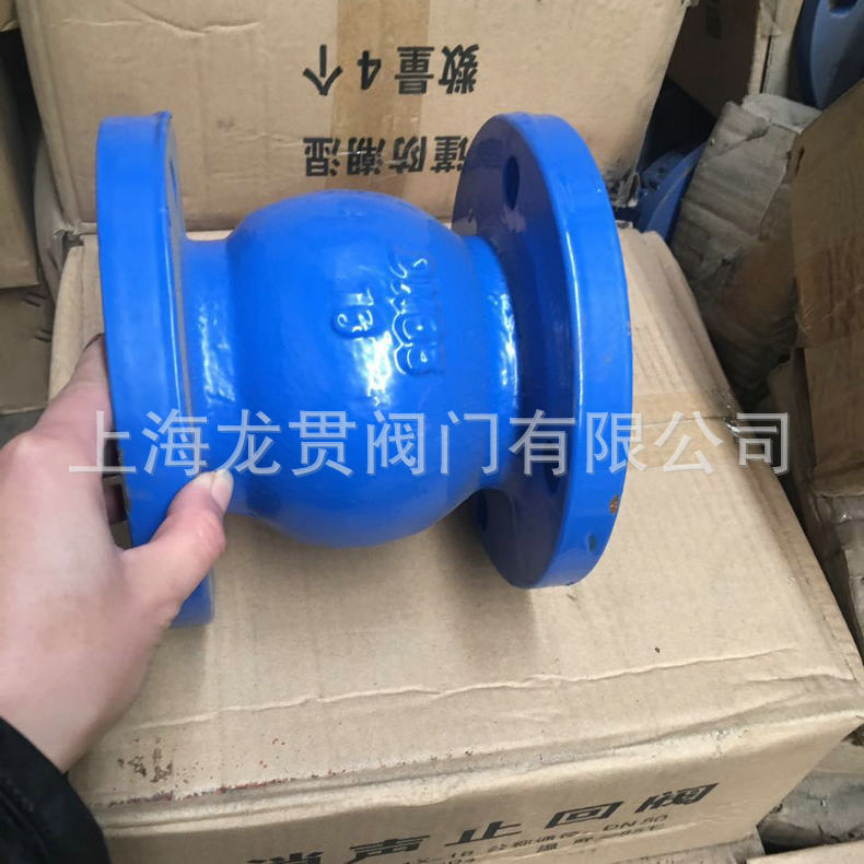 廠家直銷球墨鑄鐵靜音式消聲止回閥 DRVZ靜音式止回閥示例圖6