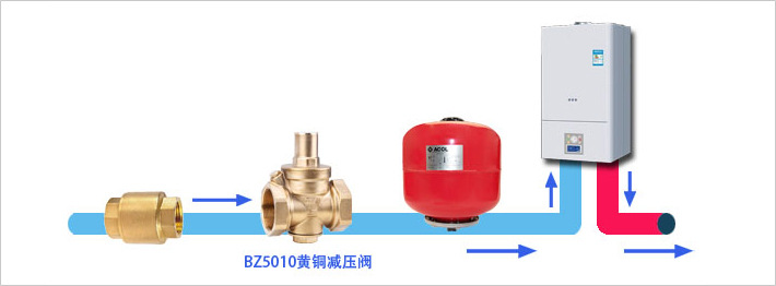 黃銅活塞式減壓閥 銅減壓閥示例圖4