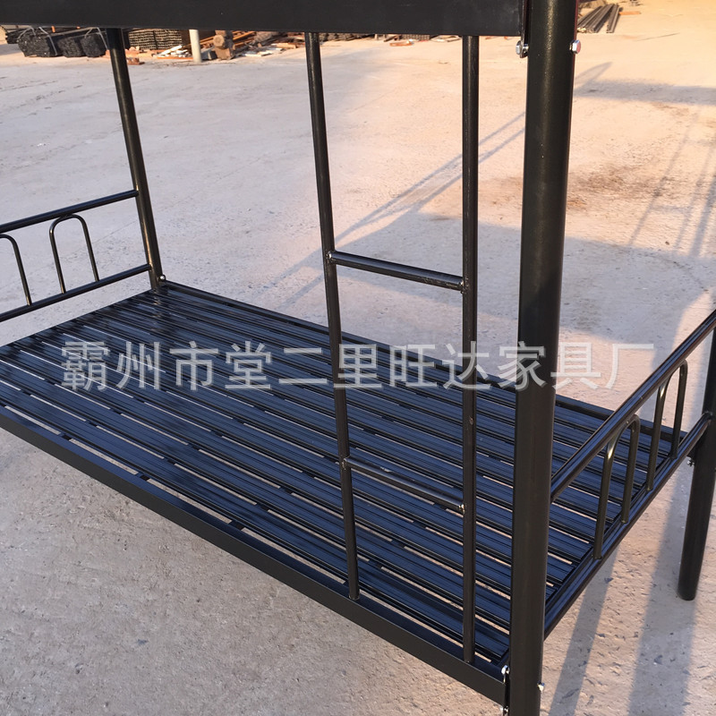 河北優(yōu)質(zhì)上下床廠家 宿舍雙層床訂做 工地上下鋪批發(fā) 公寓鐵床示例圖7