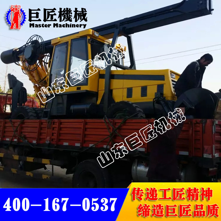 市場暢銷型山東巨匠13.5米輪式旋挖鉆機  180度輪式旋挖鉆機示例圖7