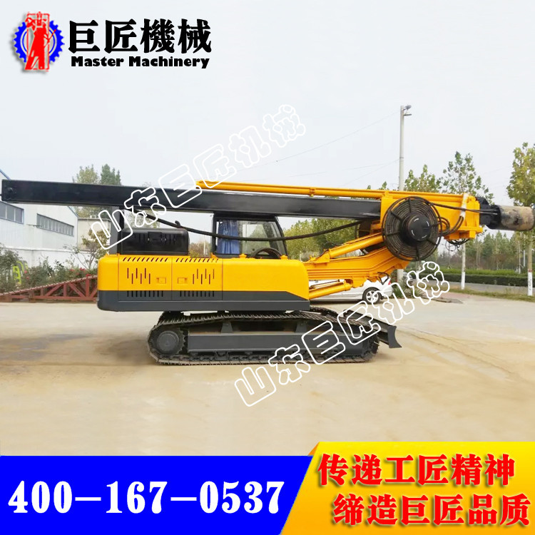 供應(yīng)22米履帶方桿旋挖鉆機  山東巨匠包教包學(xué)會操作示例圖4