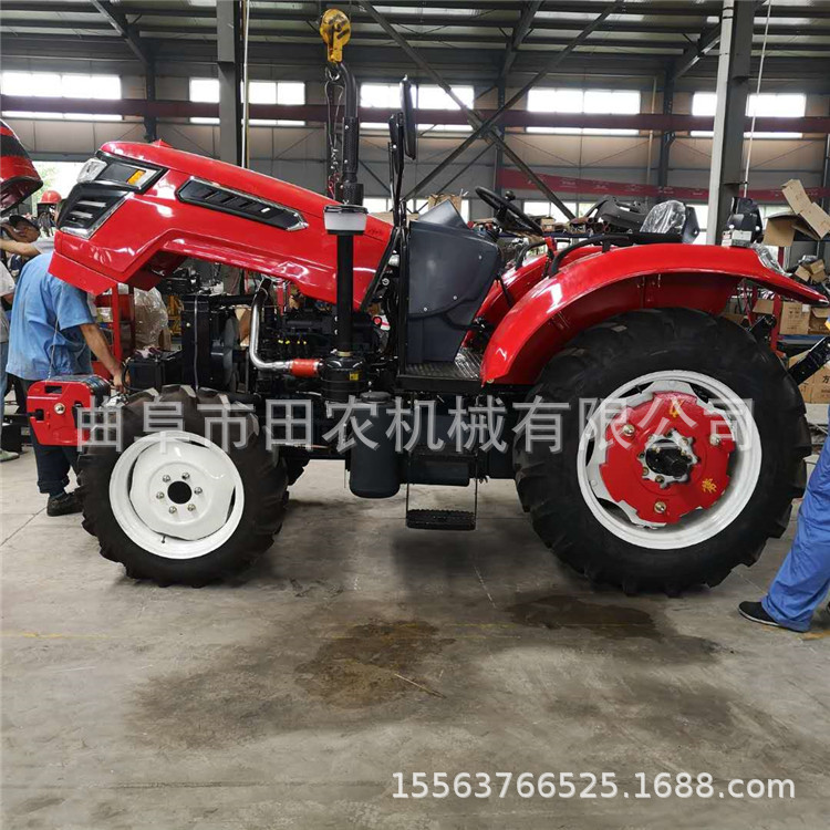 農用中型904大馬力四輪拖拉機 四驅多缸中型耕田打地機 現貨出售示例圖2