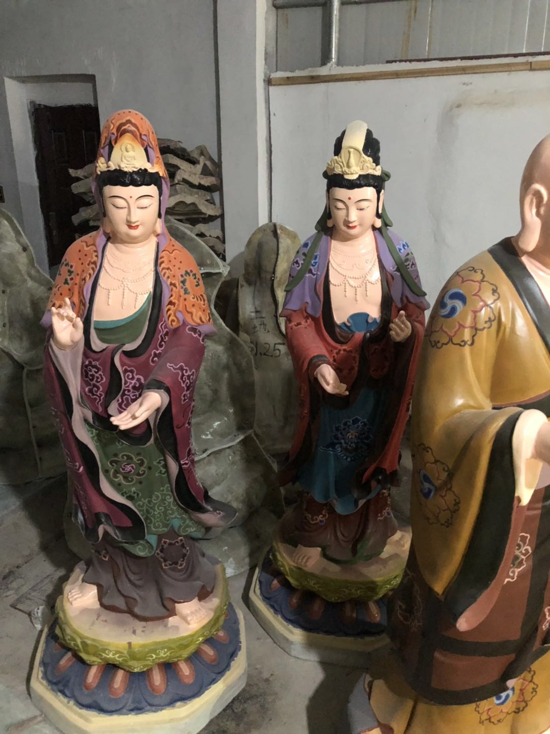 觀音 溫州慈宏法器廠批發精品玻璃鋼貼金觀音佛像 樹脂千手觀音菩薩 樹脂千手觀音菩薩