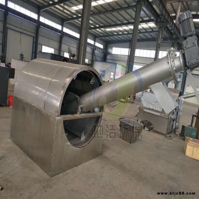 供應地潔自動反撈式機械格柵撈渣機  LGJ 回轉(zhuǎn)式格柵碎料粉碎機