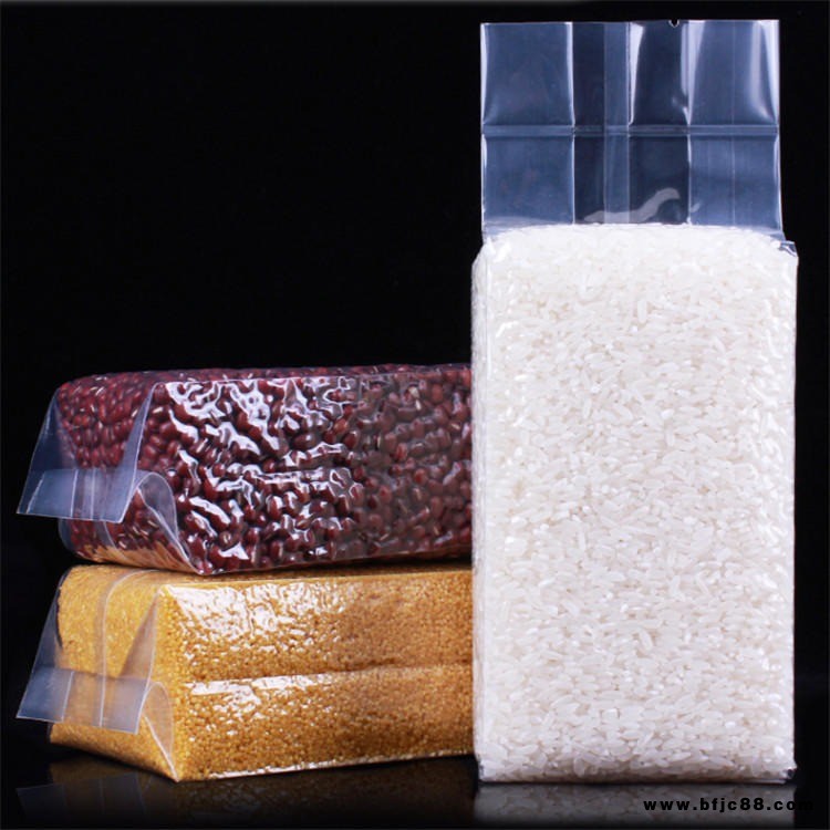 德遠塑業(yè) 生產(chǎn)定制彩色米磚包裝袋  5kg2.5kg1kg500g米磚包裝袋現(xiàn)貨供應(yīng) 彩印米磚抽真空袋