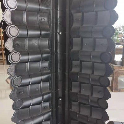 高鑫 樹(shù)脂仿古一體瓦 雙面墻頭瓦 量大從優(yōu)