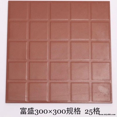 江蘇紅缸磚防滑地磚  廚房專用磚 300*300地磚  吸油陶土紅缸磚 富盛防潮磚