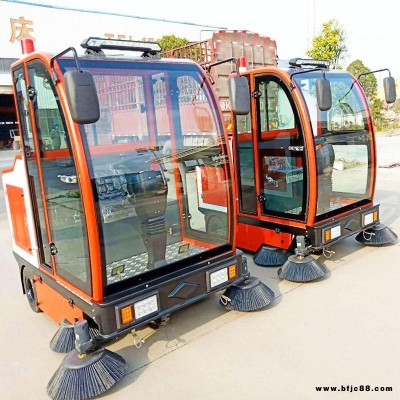 水泥瀝青小磚石水磨石地面清掃車 全封閉駕駛式掃地車欣宇源FK-2100 工地小石子砂石渣土灰塵清掃車