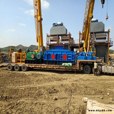 剛玉對輥機 華盛銘砂石料場破碎機 大產量對輥破碎機