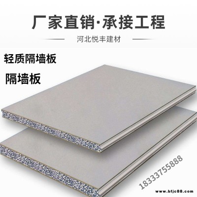 復合輕質隔墻板   批發隔墻板 具有隔音 防潮 抗震 使用壽命長特性 悅豐建材歡迎廠家定制