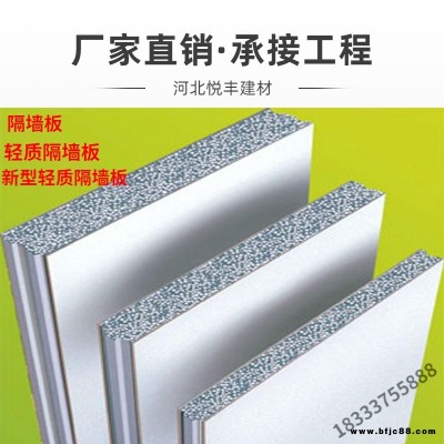 品質(zhì)好隔墻板 河北悅豐建材 具有隔音防潮抗震阻燃使用壽命長(zhǎng)特性 大量現(xiàn)貨