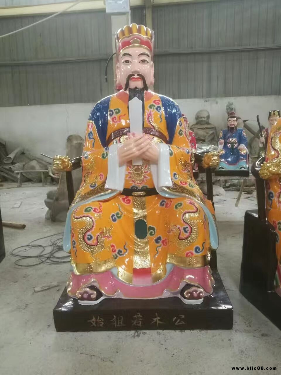 神像 蒼南匯緣神像廠供應玻璃鋼仙家神像 玻璃鋼趙公明財神神像 玻璃鋼土地公土地婆神像