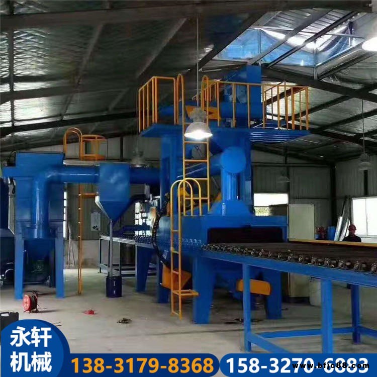 石材拋丸機(jī) 清理人造大理石 荔枝面 通過(guò)式拋丸機(jī)
