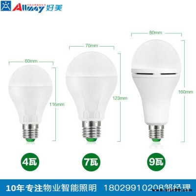 LED感應燈泡 LED智能球泡 智能LED球燈 比聲光控好的感應燈 感應燈泡子 雷達光控LED球泡燈 LED感應燈泡廠家