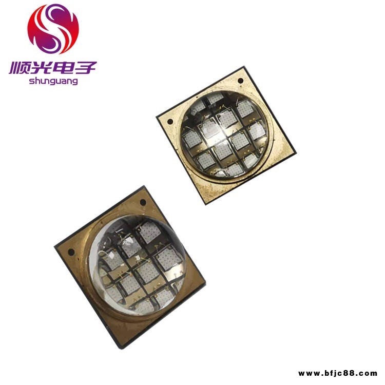 led紫光燈珠 uv固化led紫光燈珠 印刷機(jī)led紫光燈珠 順光 生產(chǎn)廠家1212 36w