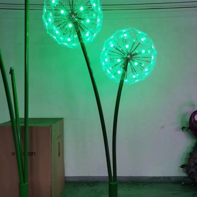 蒲公英景觀燈安裝視頻戶外景觀大型蒲公英燈裝置銘星工廠專業生產