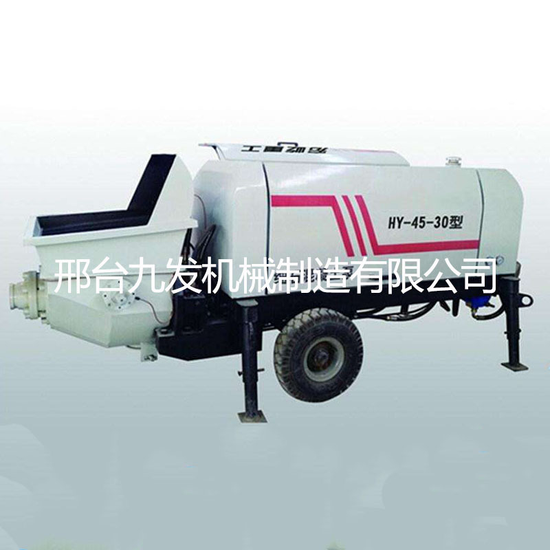 二次構(gòu)造柱泵混凝土輸送泵樓房砂漿上料機(jī) 小型細(xì)石注漿泵灌漿機(jī)示例圖6